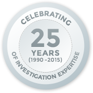 25 years of private investigation expertise